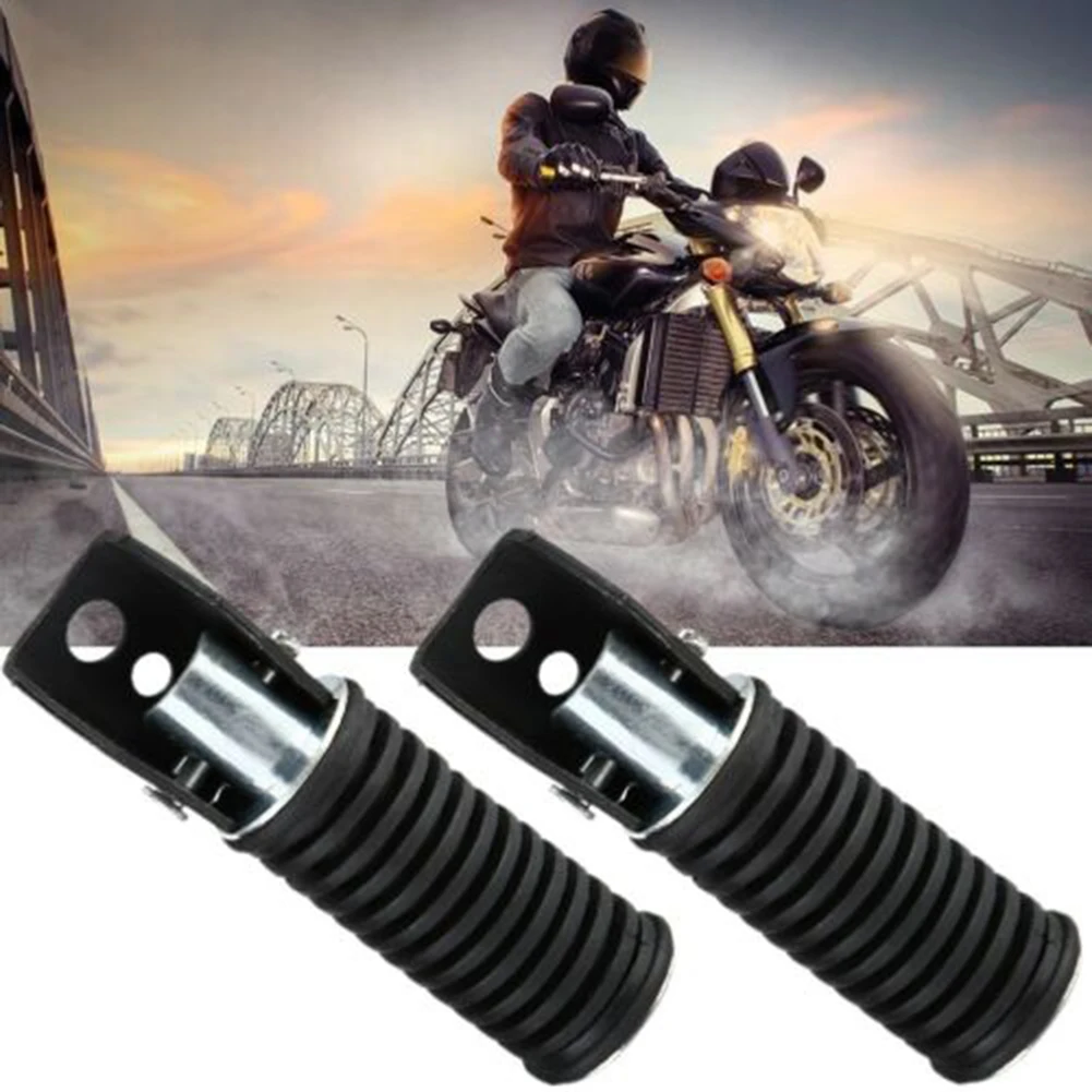 

Dirt Bike Front Rubber Foot Pegs Fat Motocross Easy Install Left & Right New