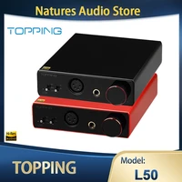 topping l50 nfca headphone amplifier sebal input 6 35mmxlr output hi res audio amp
