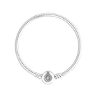 Браслет-цепочка для женщин, со сверкающей короной и змеей