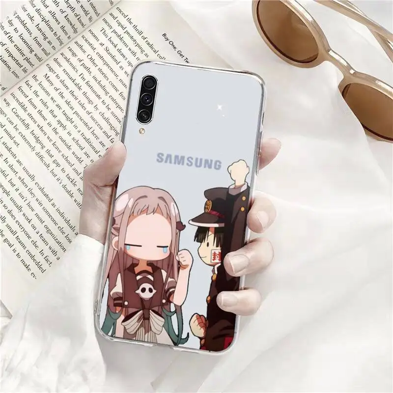 

Toilet bound Hanako kun Anime Phone Cases Transparent Clear For Samsung Galaxy A71 A21s S8 S9 S10 plus note 20 ultra