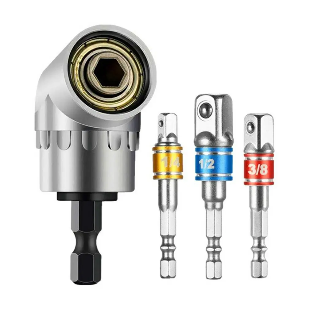 

NEW Extension Hex Drill Bit Adjustable Hex Bit Angle Driver Screwdriver Socket Holder Drill Bit Adapter Attachment