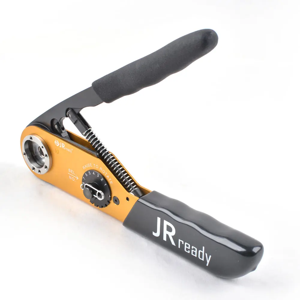 Фото Кримпер JRready ACT-M300 для обжима клемм 6-14 AWG, подходит для авиационных штыревых разъемов, обжим 62 медных контактов №5