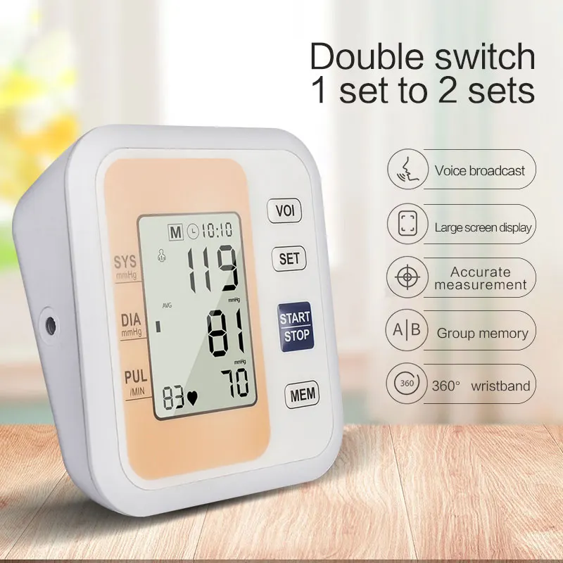 Автоматический тонометр для измерения артериального давления прибор пульса в