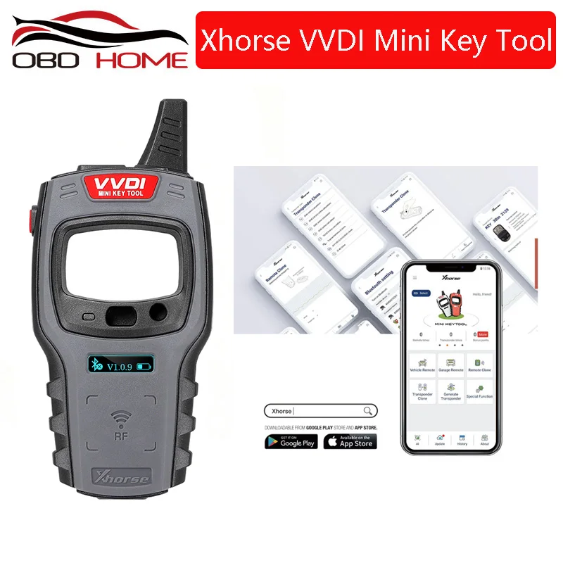 OBD2 Xhorse VVDI мини ключ инструмент удаленный ключ программист Поддержка IOS и Android VVDI ключ инструмент для глобальной всех автомобилей