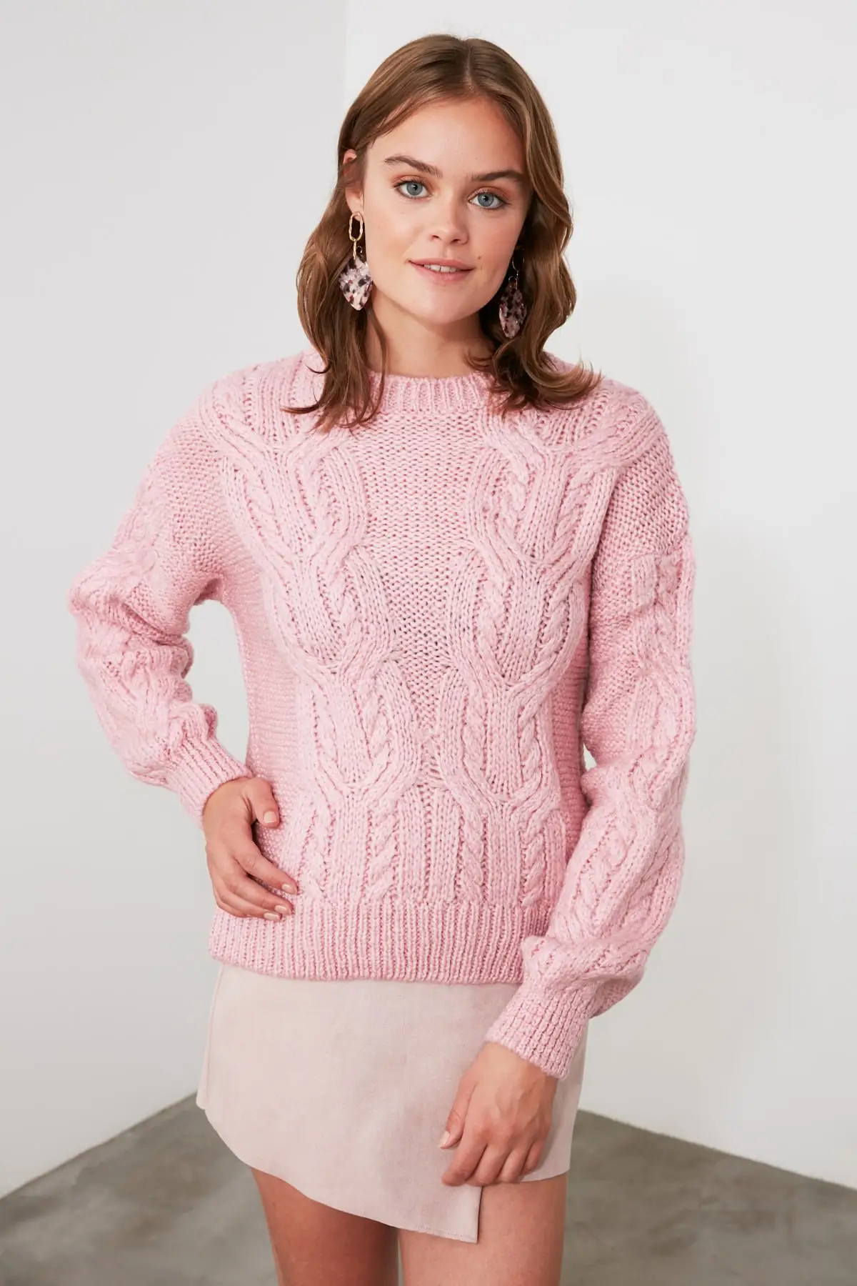 

Trendyol Hair Braided Knitwear Sweater TWOAW21KZ2243