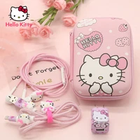 hello kitty is suitable for iphone charging data cable protective cover multi function spare line