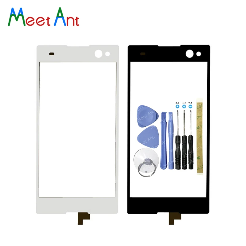 

High Quality 5.5" For Sony Xperia C3 D2533 D2502 Touch Screen Digitizer Front Glass Lens Sensor Panel