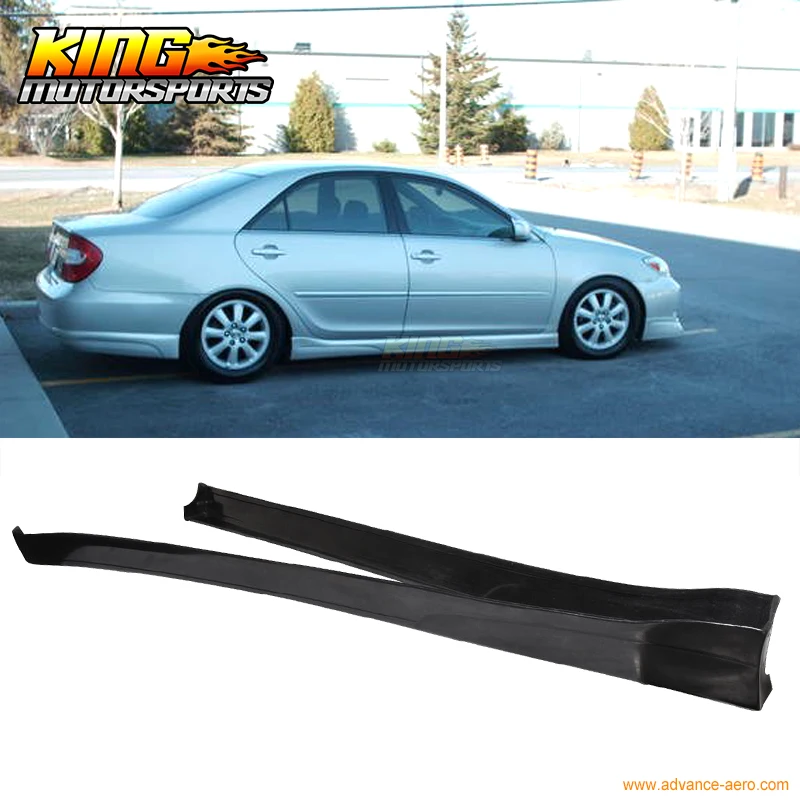 Черная поли Уретановая боковая юбка подходящая для Toyota Camry 2002 2003|side|side skirtsside skirts