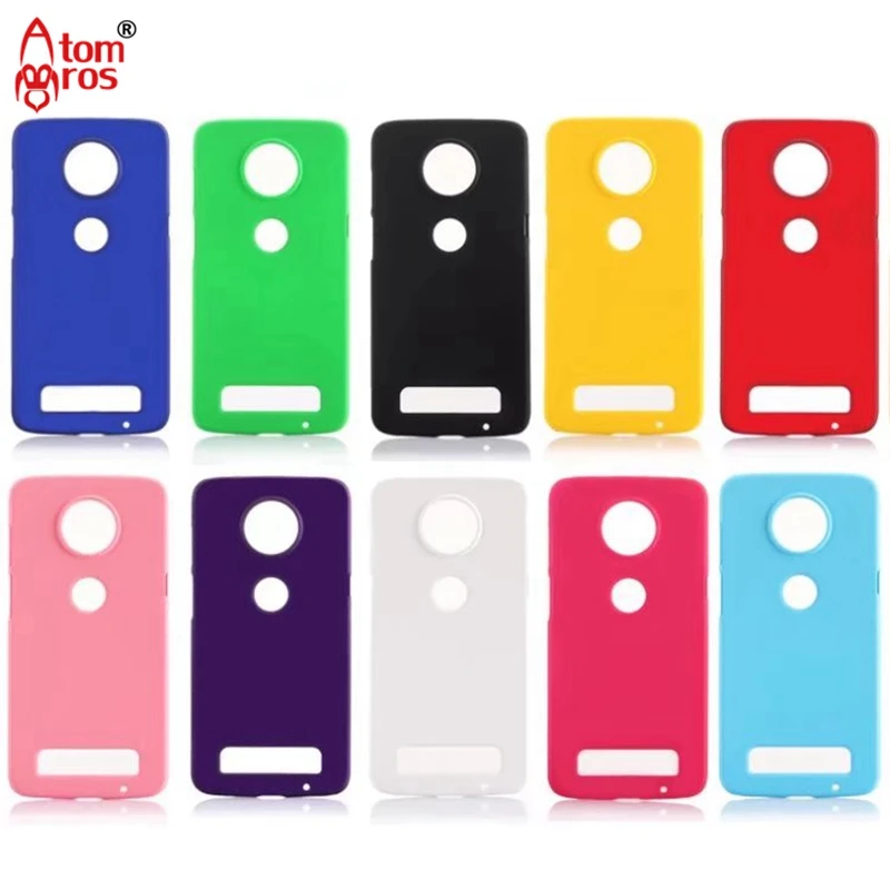 Резиновый матовый пластиковый жесткий чехол для Motorola Moto Z4 Z3 Z2 Play G5 G5S G6 G7 G8 Plus Cover