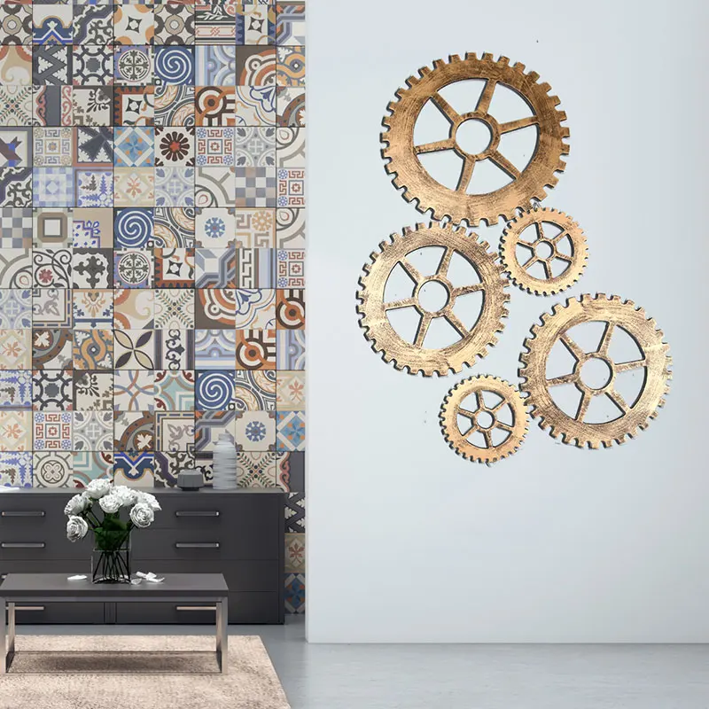 Взрывная Шестерня настенная подвесная деревянная ремесла персональные