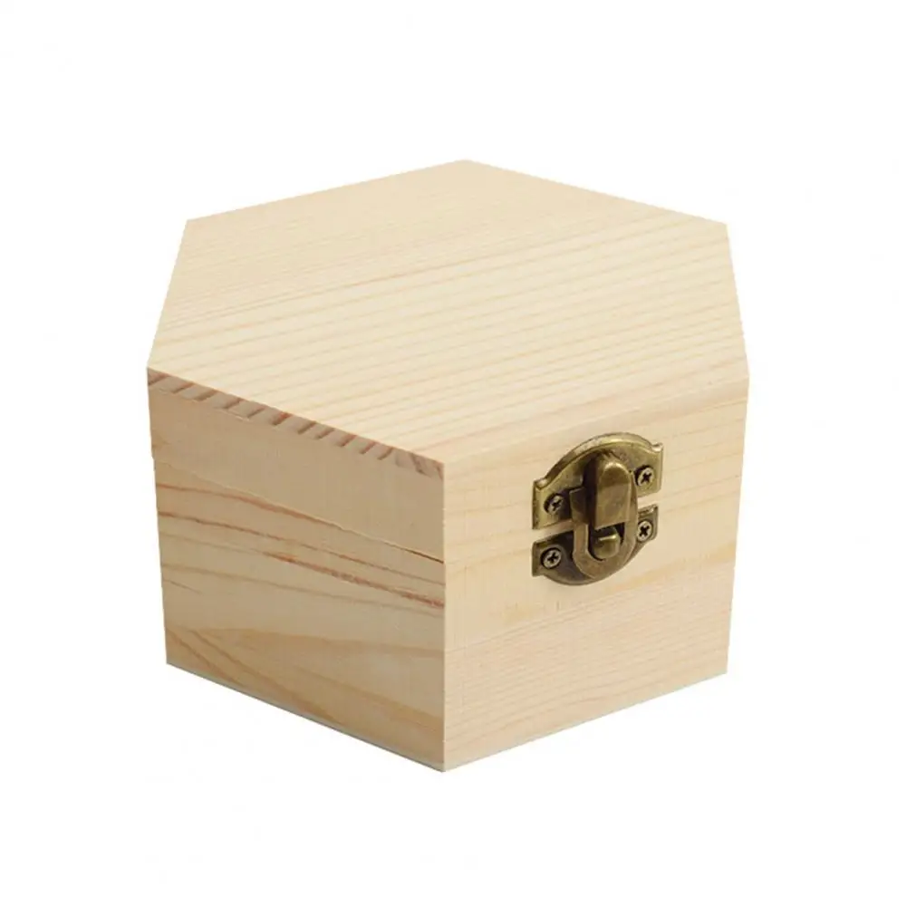 

50% Dropshipping!Gift Box Fashion DIY Wood Celebration Party Jewelry Holder for Home