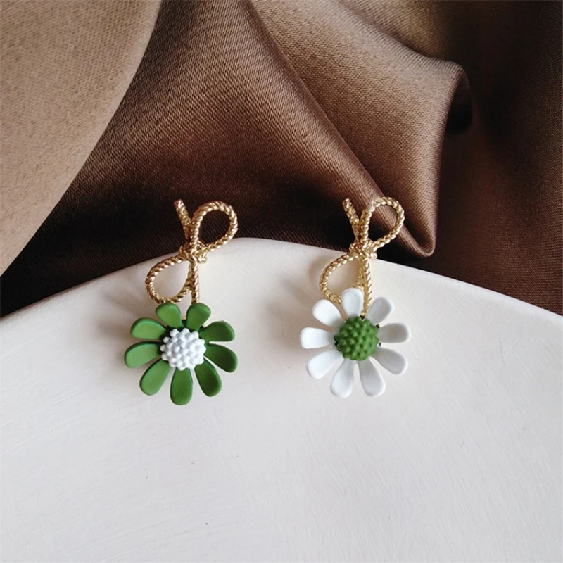 Вкус чистые и свежие женские серьги с бантами ювелирное изделие из металла