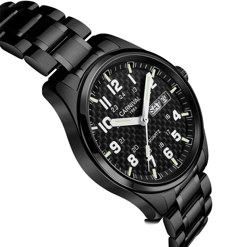 Швейцарские карнавальные Роскошные брендовые японские кварцевые мужские часы