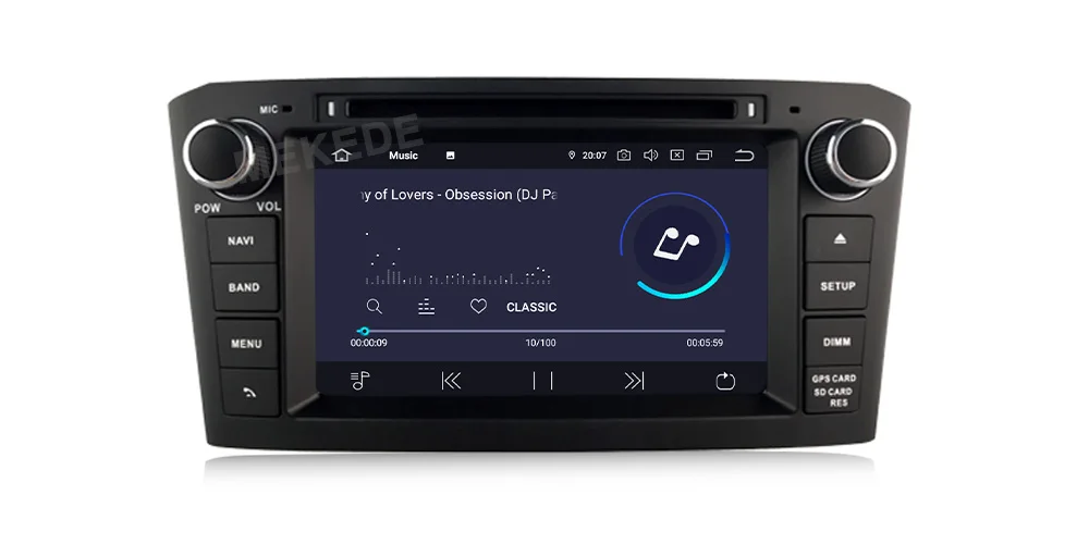 MEKEDE PX5 4G ram Android 9,0 Автомобильный DVD стерео Авто радио мультимедиа головное устройство для Toyota Avensis/T25 2003-2008 wifi RDS gps