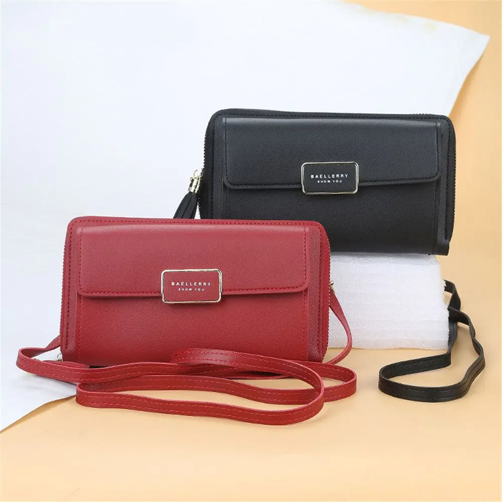 

Women Tassel Long Wallet Korean Style Female PU Leather Detachable Shoulder Strap Bags Ladies New Fashion Wallets Diagonal bag