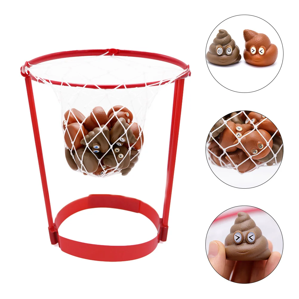 

2 Sets Throw Poo Toy Safe Prime Portable Funny Throw Toy Throw Poo Toy Parent-child Sports Toy for Children Kids