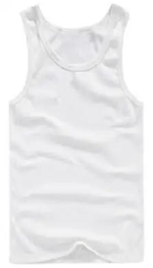 3 pieces white Горячая Распродажа, 3 шт., хлопок, мужская майка без рукавов, однотонная нательная майка с круглым вырезом, спортивная одежда, футболки, топы, летняя одежда - Цвет: 3 pieces white