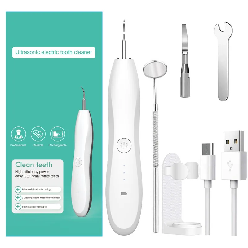 

Portable Ultrasonic Dental Calculus Scaler Oral Tooth Cleaner Tartar Remover Plaque Stains Removal Teeth Whitening