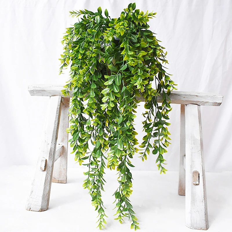80cm Simulation Wall Hanging Artificial Plant Leaves String Home Decor Fake | Дом и сад