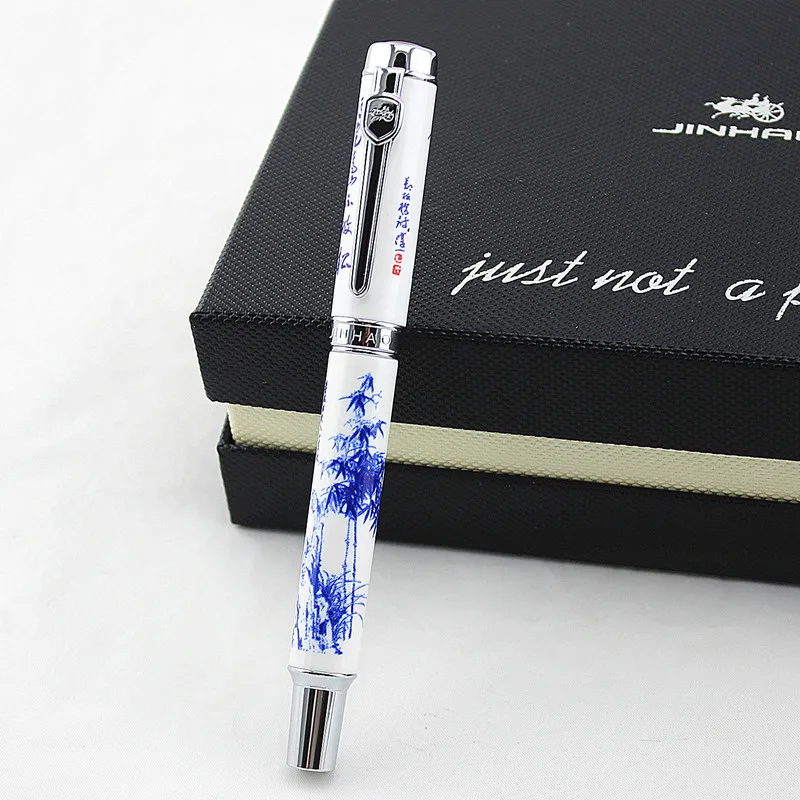 Jinhao 950 керамика белый роллер ручка Красивая Точка качество подарок Бизнес