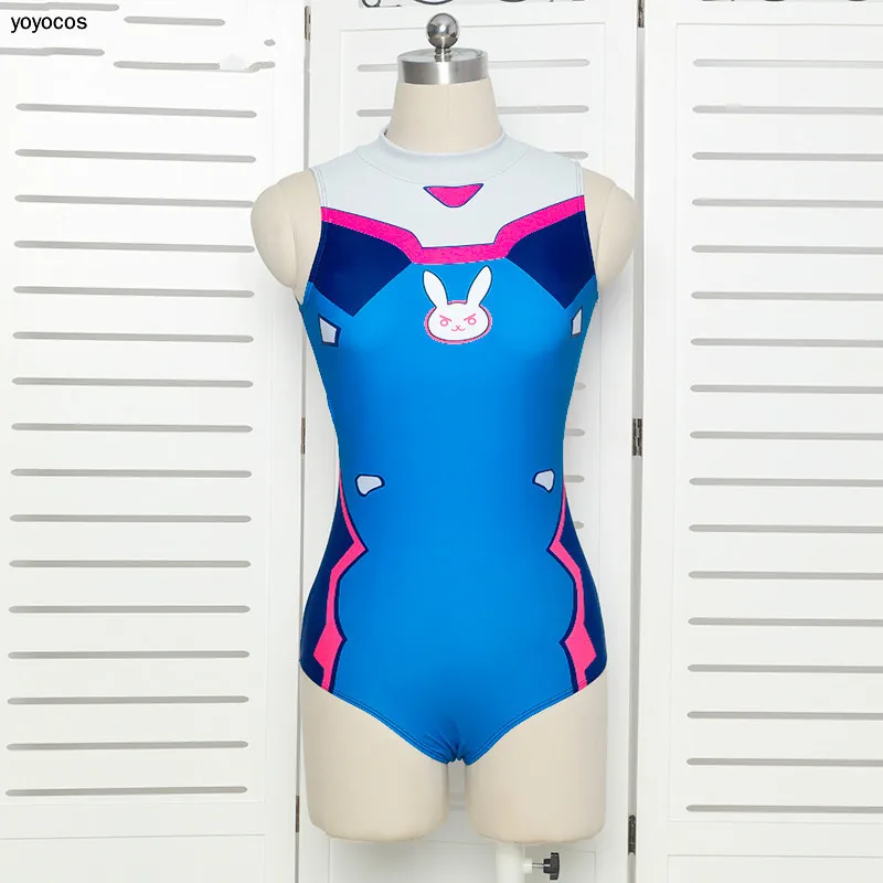 YOYOCOS Комбинезоны сексуальные и стройнящие наручные часы D.VA Косплей купальник
