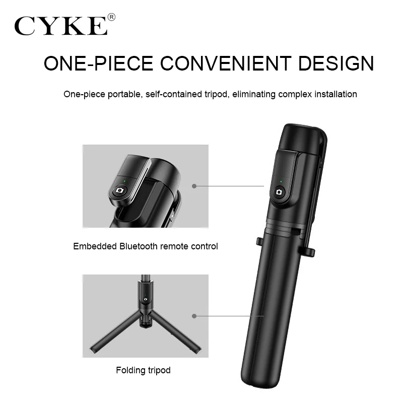 Портативный штатив Трипод для селфи 2 в 1 Bluetooth|Селфи-моноподы| |