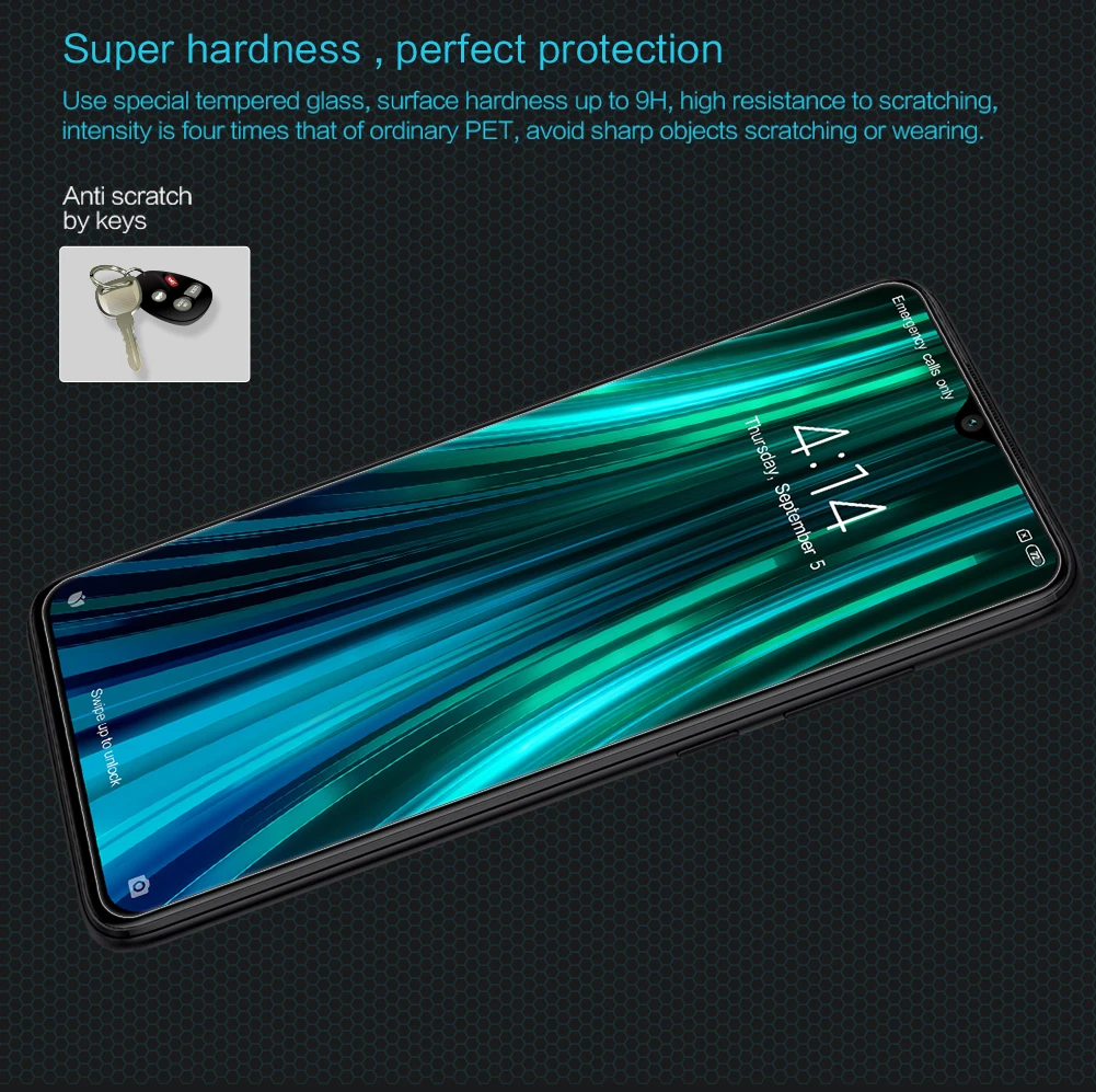 Redmi Note 8 Note 8 закаленное стекло Nillkin 9H жесткий прозрачный защитный протектор экрана для Xiaomi Redmi Note 8 Pro