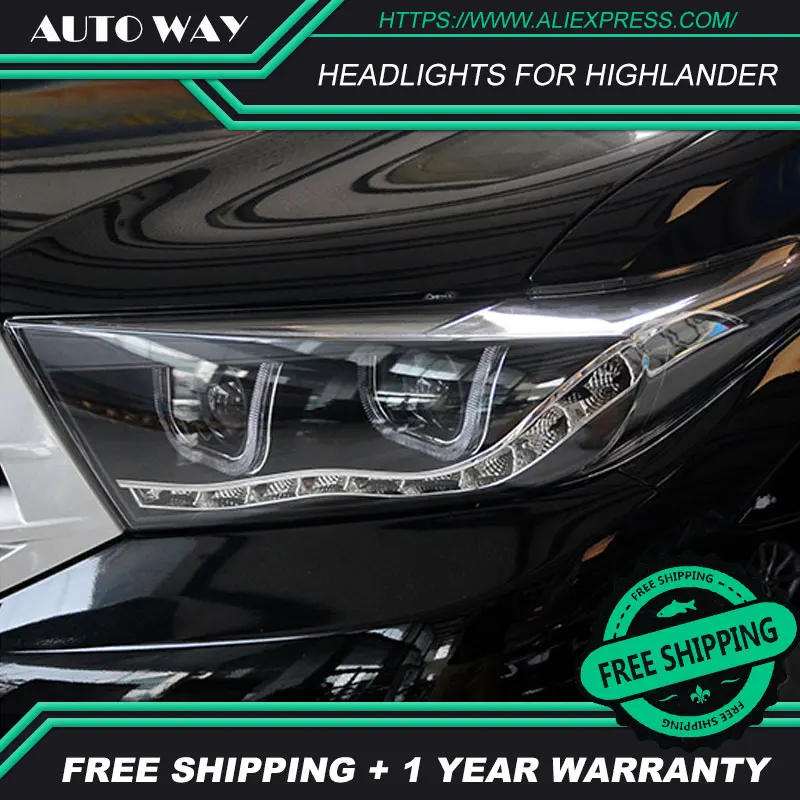 Стайлинг автомобиля светодиодные HID Rio Highlander фары корпус передней для Toyota 2012 2013 2014