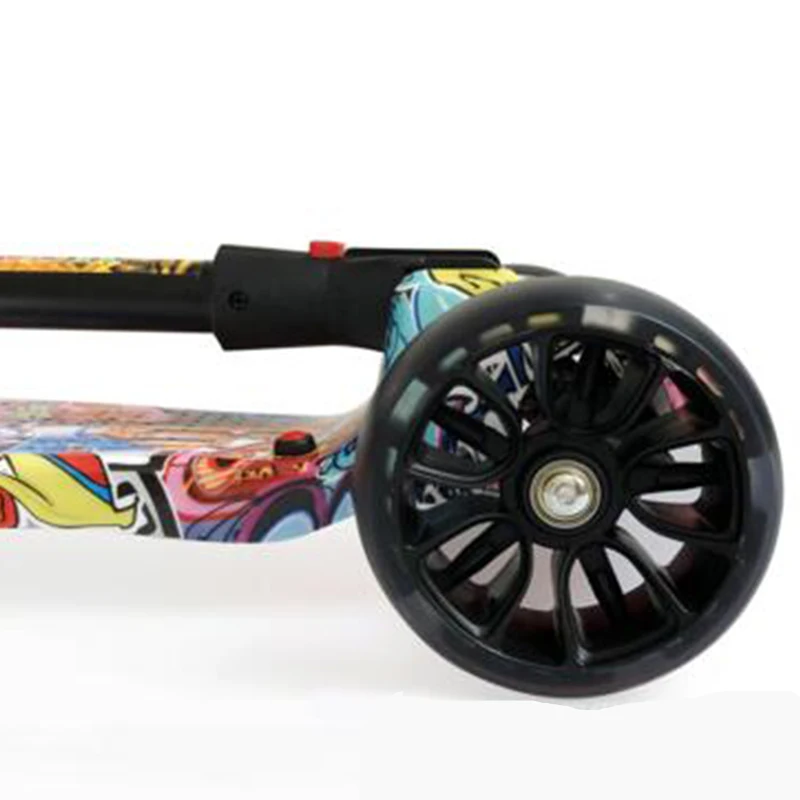 Детский скутер нового дизайна светодиодный фонарь в форме ракеты зарядка спрей