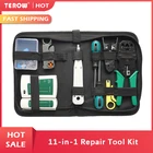 Набор инструментов для ремонта сетей RJ45, RJ11, RJ12, CAT5, CAT5e