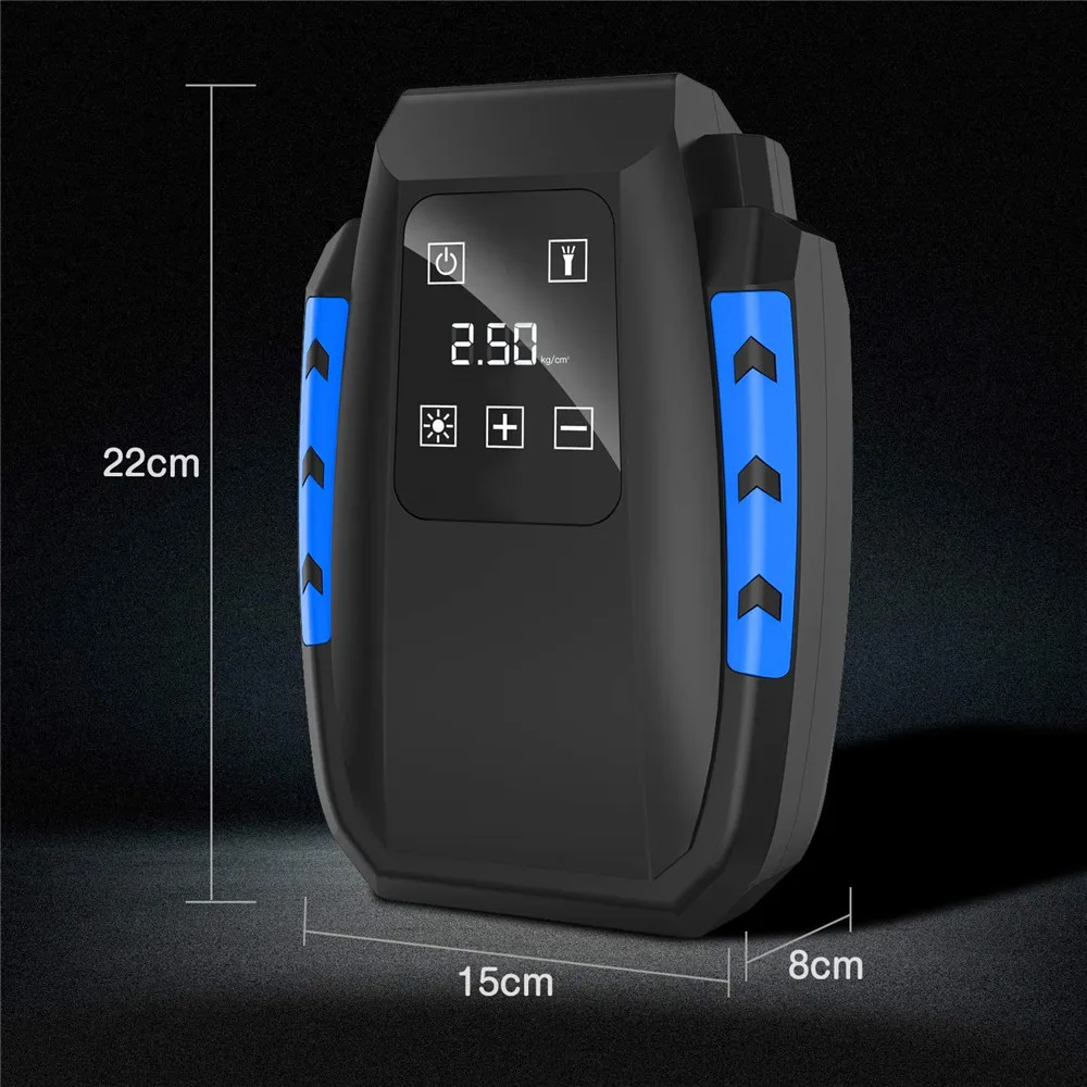 Barato Compresor De Bomba De Aire Portátil Para Neumáticos De Coche, Compresor De Aire De 12V, Nueva Bomba Infladora De Neumáticos, 150PSI, 35L/Min, Con LED