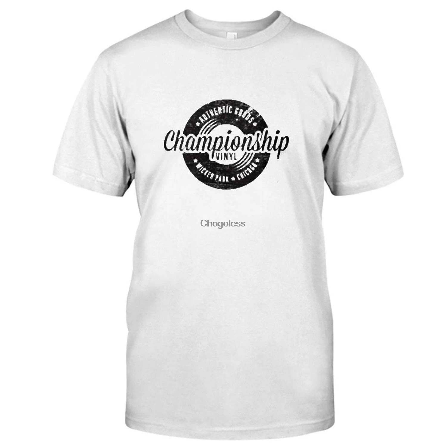 Чемпионская виниловая изношенная облегающая футболка черная DMN | Мужская одежда