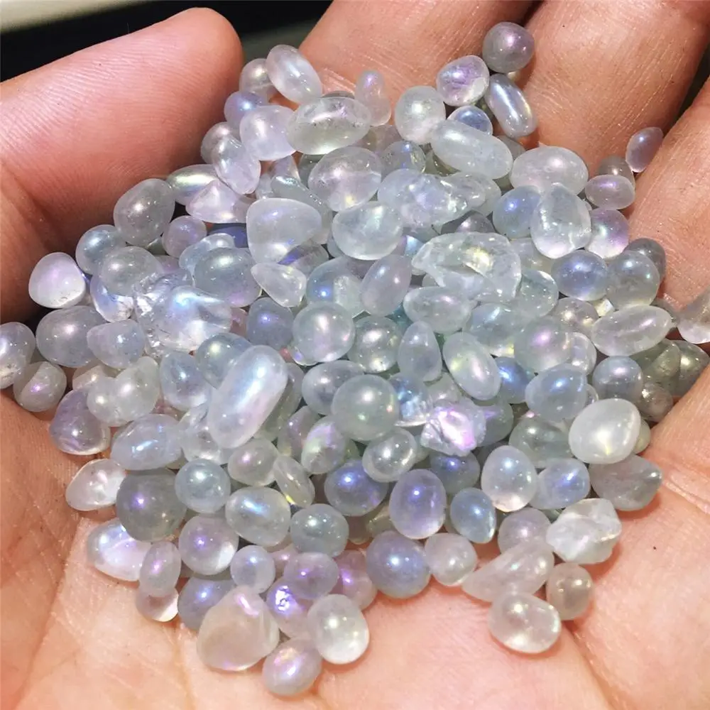 Натуральный лунный камень с покрытием 100 г | Дом и сад