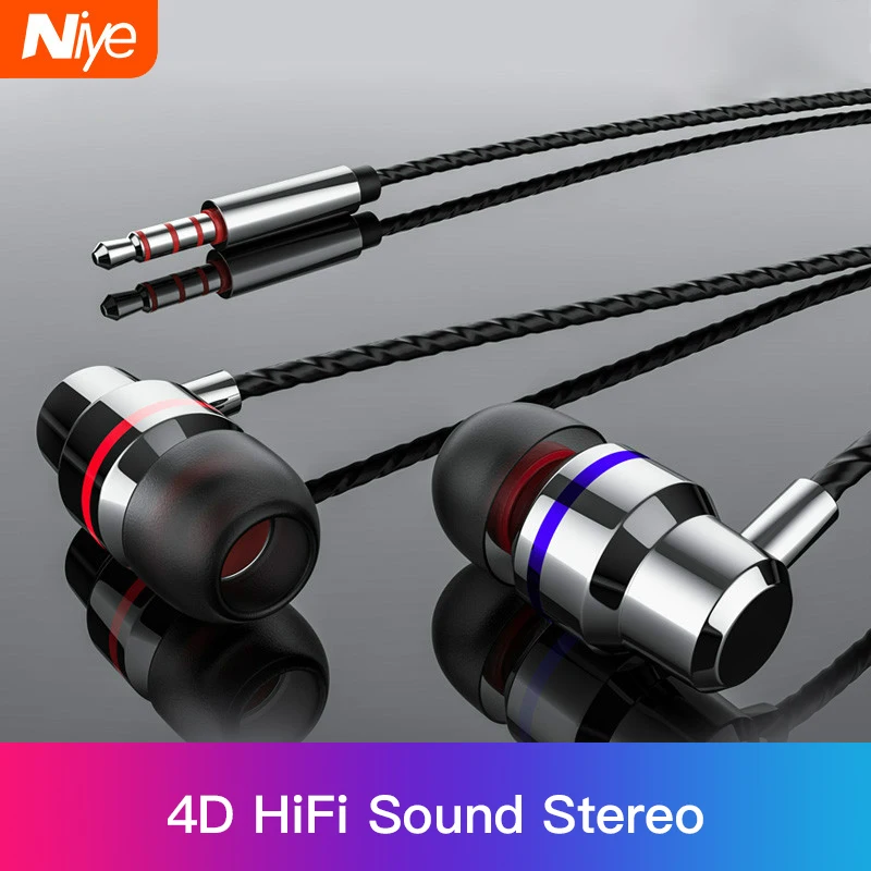 3 5 мм спортивные наушники вкладыши в уши гарнитура супер бас стерео шум