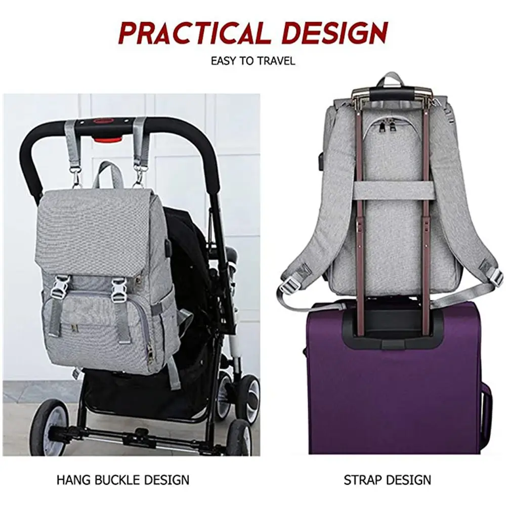 Сумка для детских подгузников с USB интерфейсом|Сумки подгузников| |