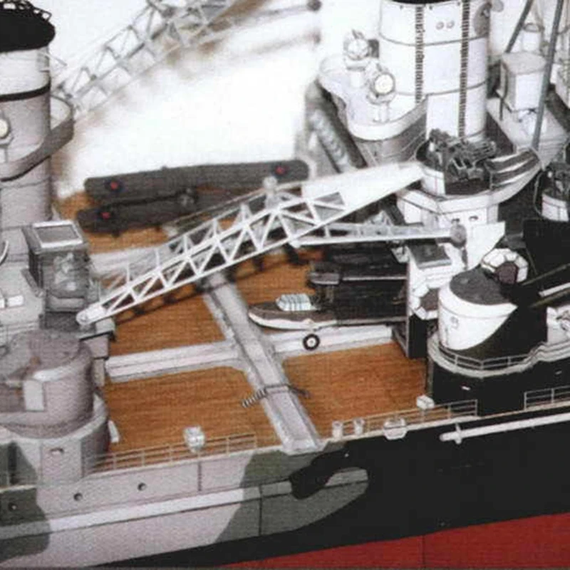 83 см военный корабль британского Уэльса принца модель 3D бумажной карты для