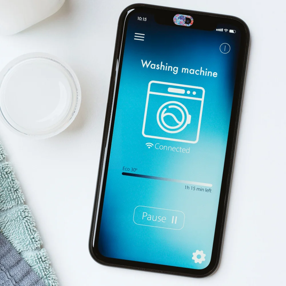 

4PCS Camera Cover Slide Blocker Floral Pattern Webcam Cover Slide for Computer