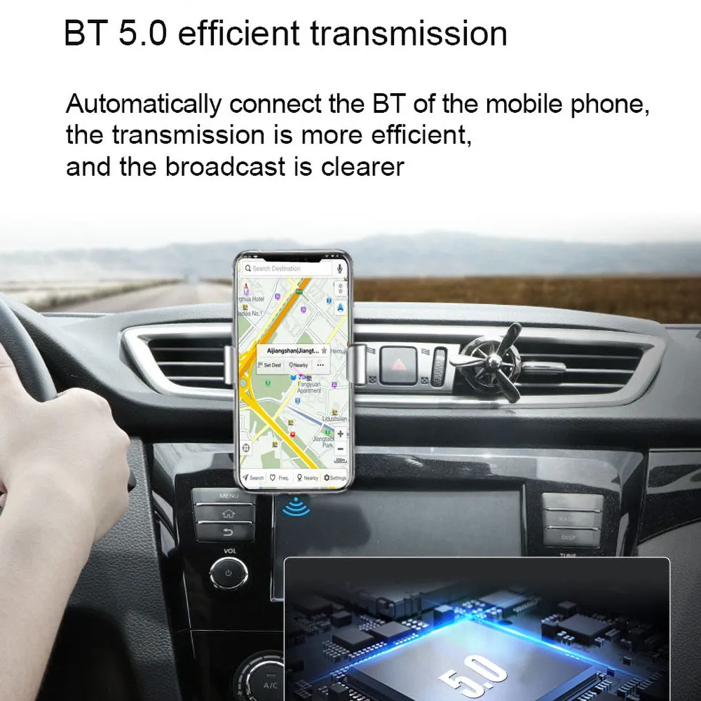 Aux Bluetooth-адаптер с разъемом 3 5 мм аудиоприемник для громкой связи телефонных