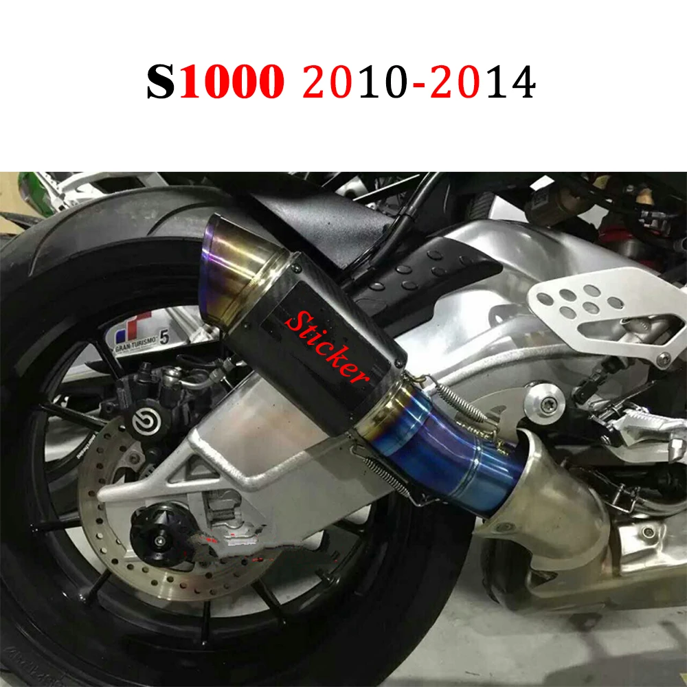 S1000RR S 1000 для BMW S1000 2010 2014 2013 мотоцикл выхлопной Escape лазерная маркировка глушитель