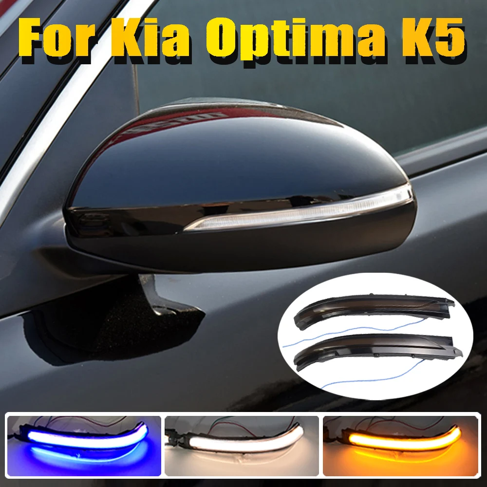 

Flowing Water Blinker Flashing Indicator For Kia K5 Optima MK4 JF 2016 2017 2018 2019 Dynamic Turn Signal LED Light