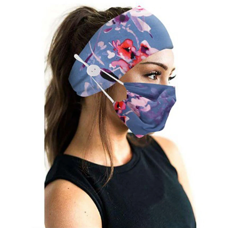 Повязка на голову пуговице и с пуговицами для девочек маска лица медсестер