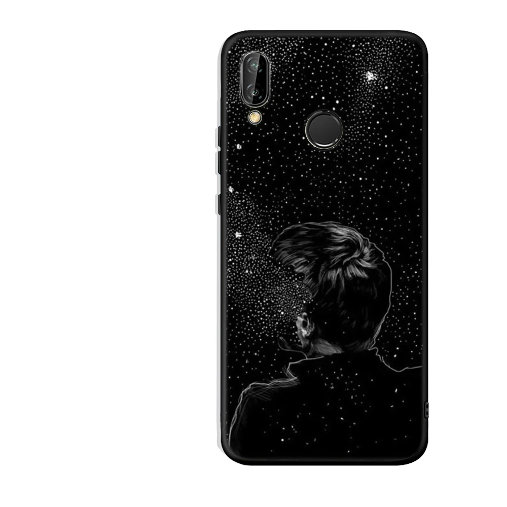 Новое поступление черный чехол ТПУ для huawei mate 10 20 P8 P9 P10 P20 P30 Lite Plus Pro 2017 Fundas Coque Capinhas
