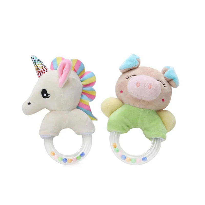 Детские развивающие игрушки-погремушки на возраст 0-12 месяцев Погремушки для