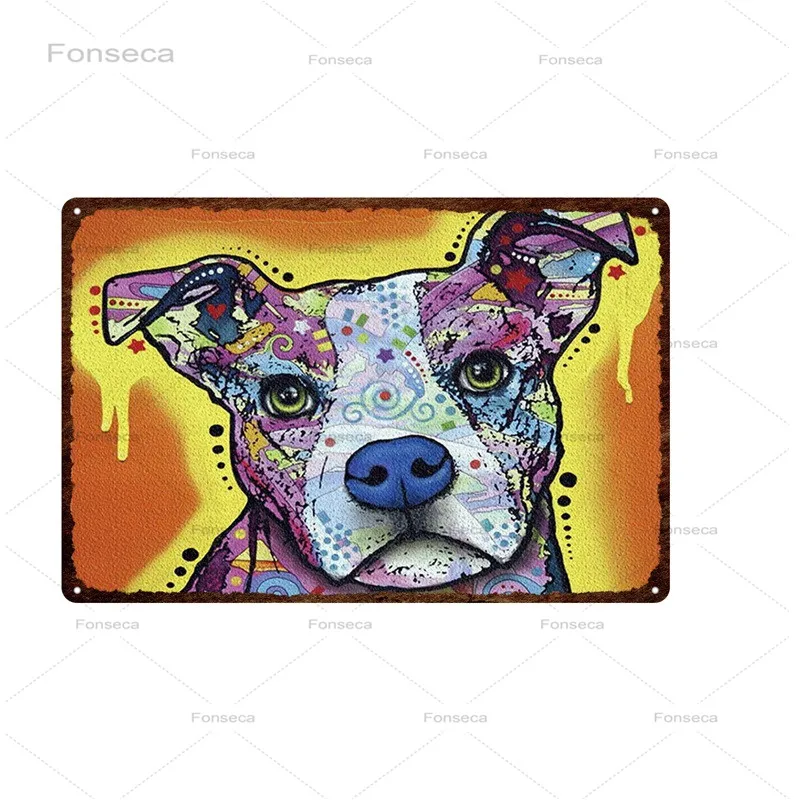 С изображением морских рыб металлический знак доска винтажный постер пластина