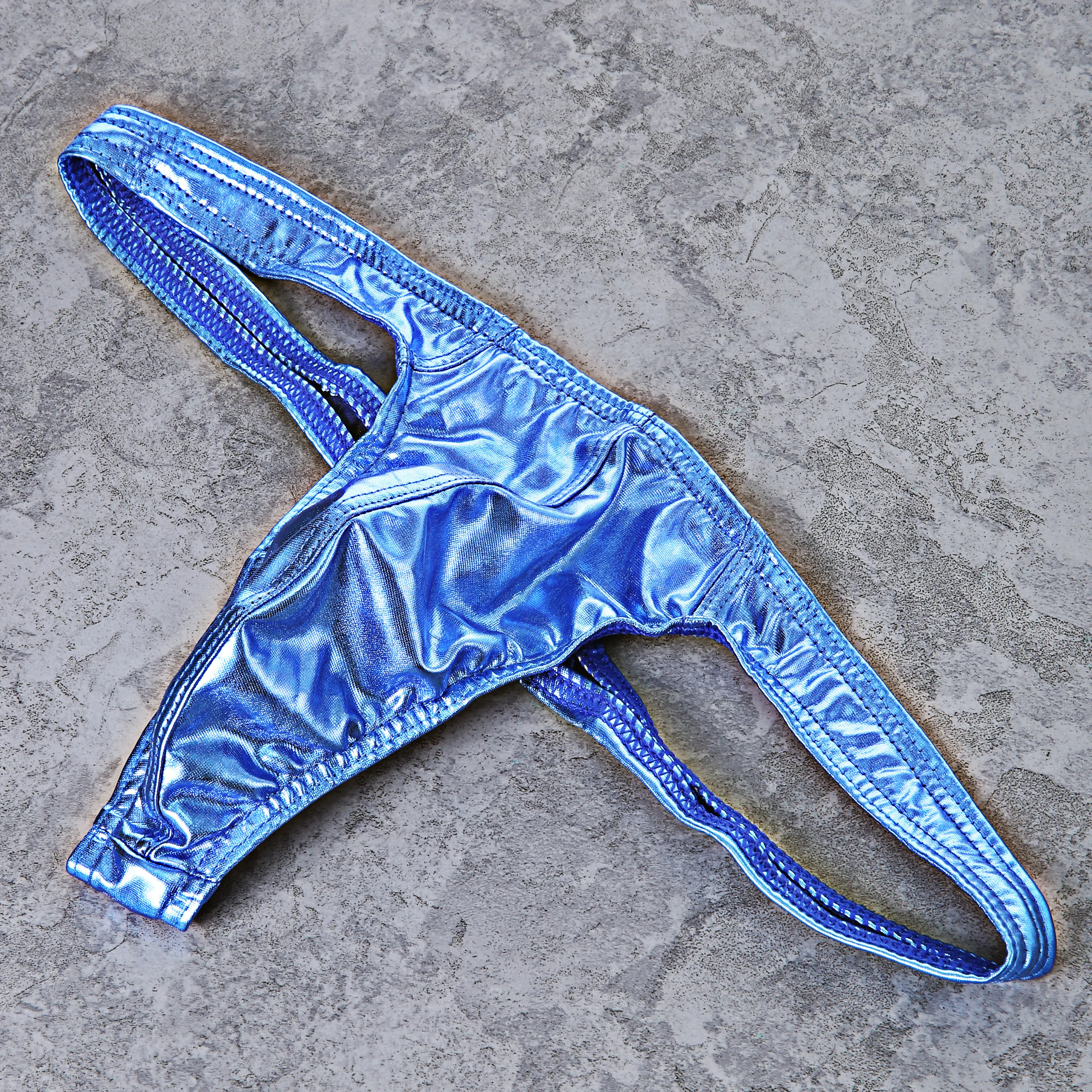 

Sexy Lingerie G-string Men Faux Leather Thong Panties Men Gay Underwear Briefs Bikini Breathable Underpants