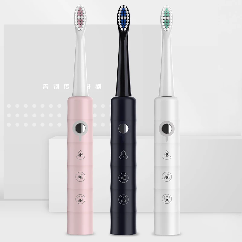 

Electric Toothbrush Adult USB Rechargeable Soft Hair Waterproof Sonic Couple Electric Toothbrush