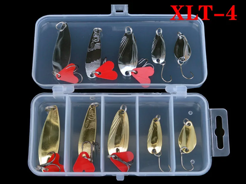 Набор рыболовных приманок-ложек аксессуары для искусственной приманки жесткая