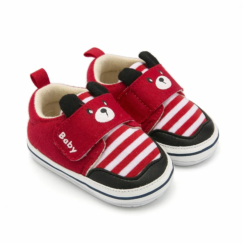

baby boy shoes Cute cartoon bear rubber-soled non-slip toddler shoes