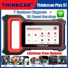 THINKCAR Thinkscan Plus S7 OBD2 Scanner Multi System Scan SAS SRS DPF Reset OBD2 Code Reader Automot