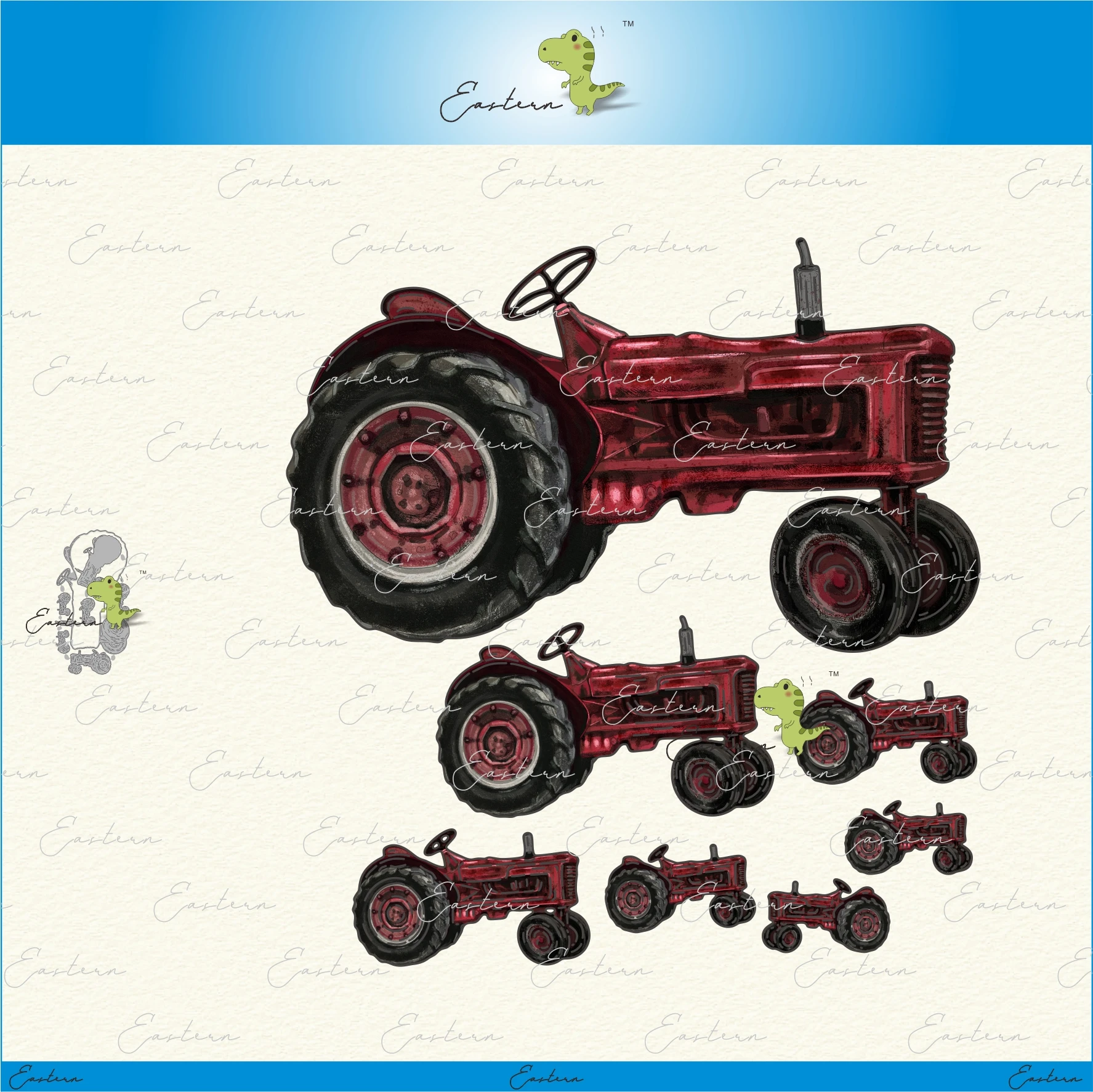 Старый трактор том штамповочный Набор металлические штампы 2021 новые формы